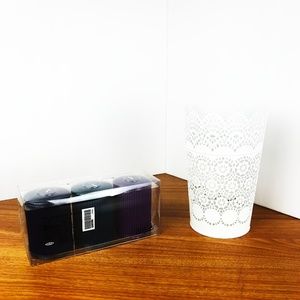 IKEA CANDLE HOLDER and CANDLES SET